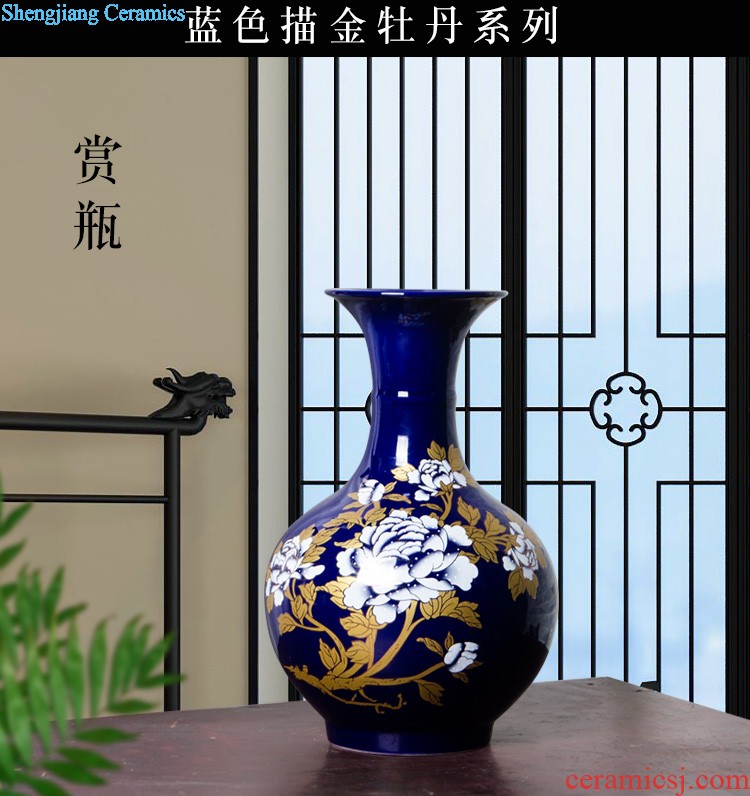 E190 jingdezhen ceramics for more than year after year of large vase household adornment handicraft furnishing articles large living room