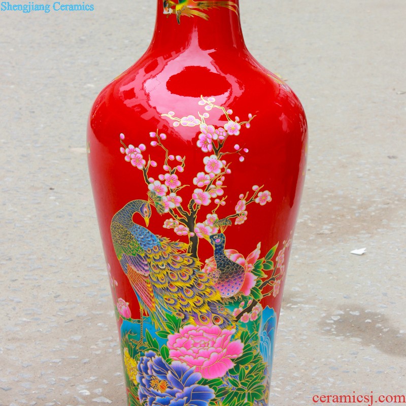 Famous master of jingdezhen ceramics vases, flower arrangement home sitting room adornment handicraft furnishing articles sz03 TV ark