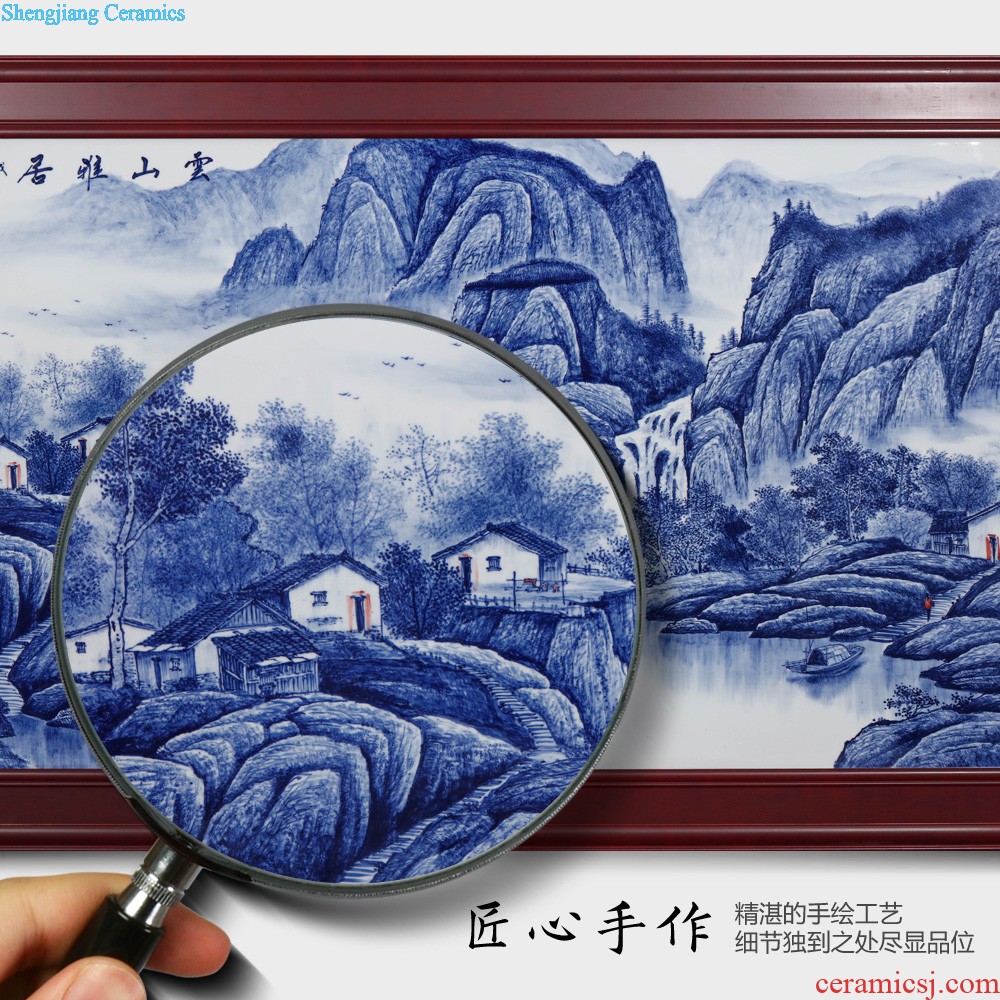 Jingdezhen ceramics porcelain plate painting every year more than decoration home porch sitting room background wall hang a picture