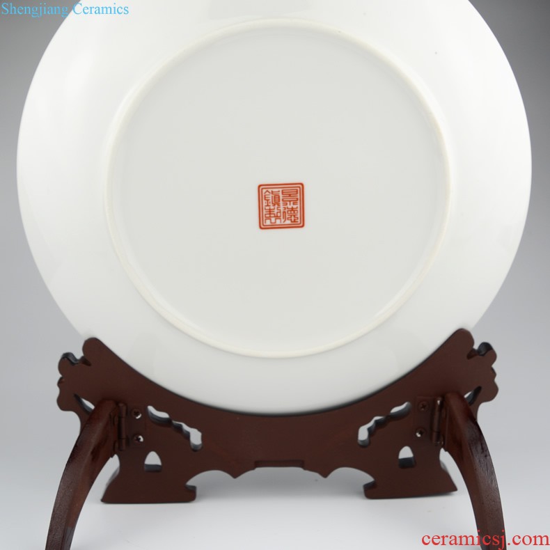 Jingdezhen ceramics The ancient philosophers figure furnishing articles of Chinese style living room porch ark adornment handicraft decoration plate