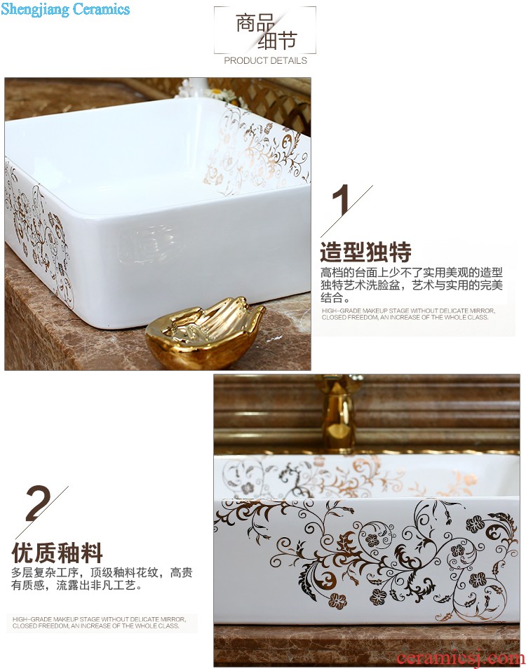 The package mail on bonsai, ceramic lavabo that defend bath lavatory basin art basin waist drum gardenia bloom