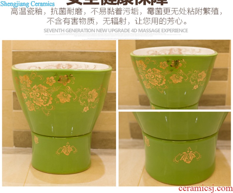 Koh larn, qi stage basin of the basin that wash a face the sink basin sinks special-shaped ceramic sanitary ware art fashion living flower