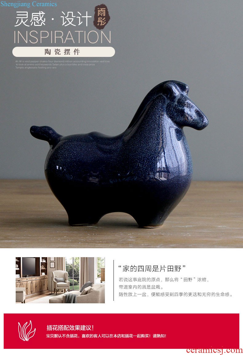 The rain tong household Jingdezhen ms manual variable glaze ceramic tea pot ceramic tea pot tea caddy