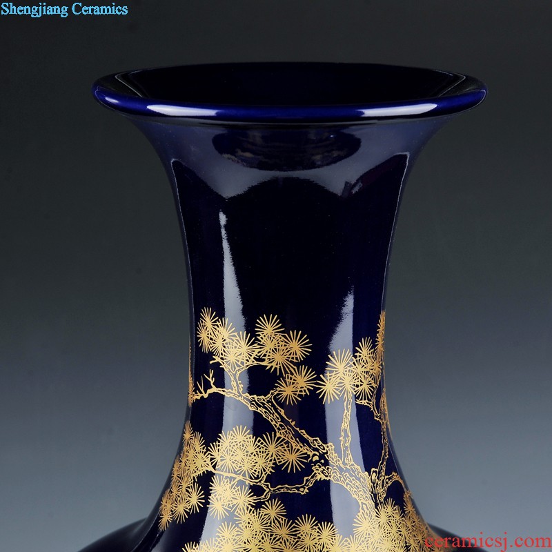 Archaize of jingdezhen blue and white porcelain vase the celestial sphere large Chinese style household ceramics furnishing articles collection of handicraft ornament