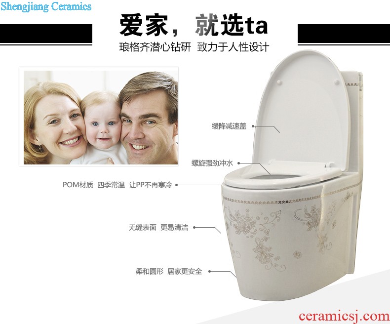 Post, qi stage basin ceramic lavabo archaize washbasin drum-shaped basin of Chinese style bathroom art antique reeds