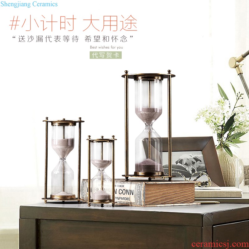 The modern ceramic vase furnishing articles arranging flowers artificial flowers sitting room TV ark sitting room adornment is placed dry flower vase