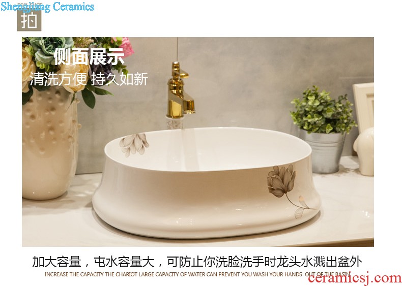 Koh larn, qi ceramic sanitary ware of toilet stage basin sink bathroom sinks art basin of lake basin