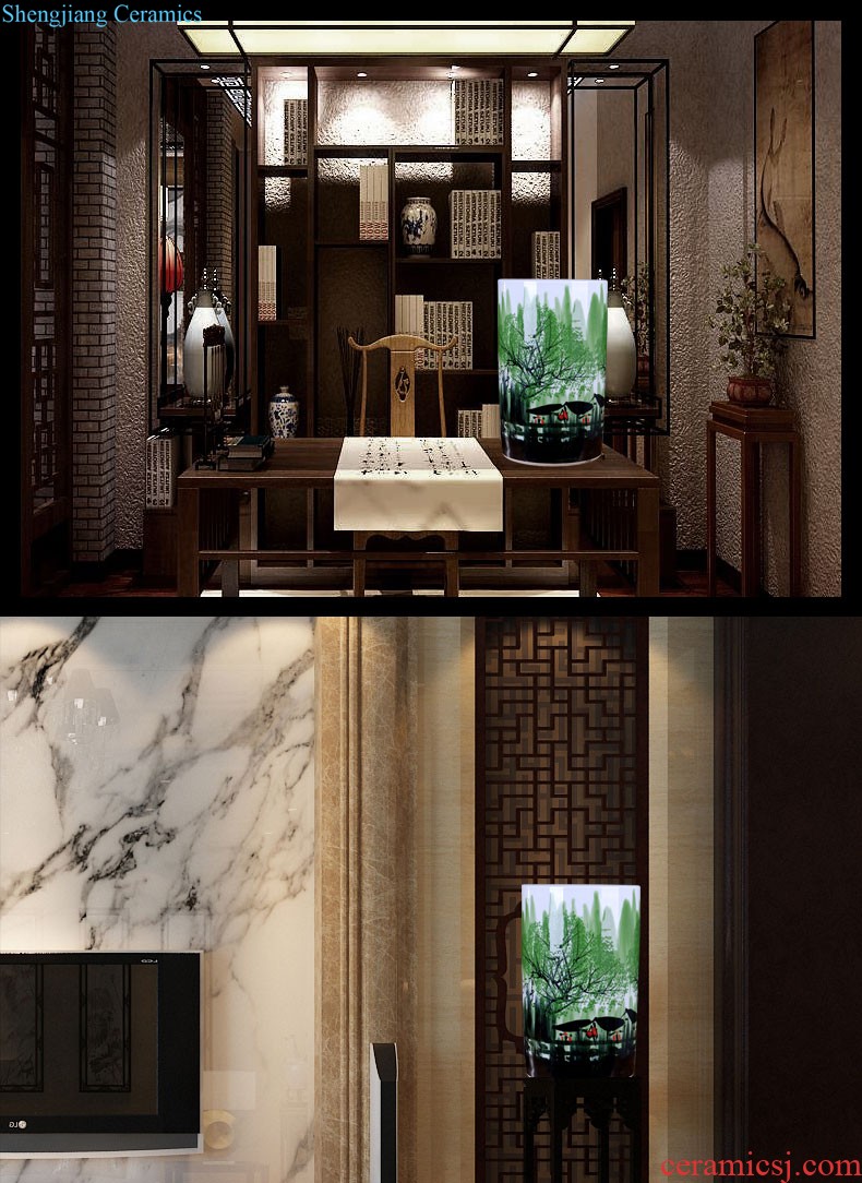 Chinese style wood living room TV setting wall decoration hang solid wood lattice screen partition dongyang woodcarving doors and Windows