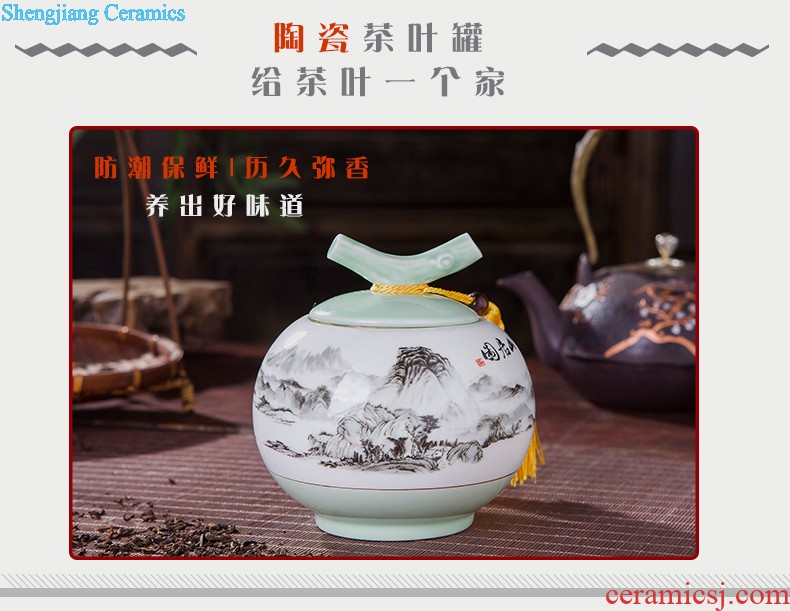 Jingdezhen ceramic antique jun porcelain floret bottle arranging flowers adornment handicraft furnishing articles sitting room of Chinese style household porcelain