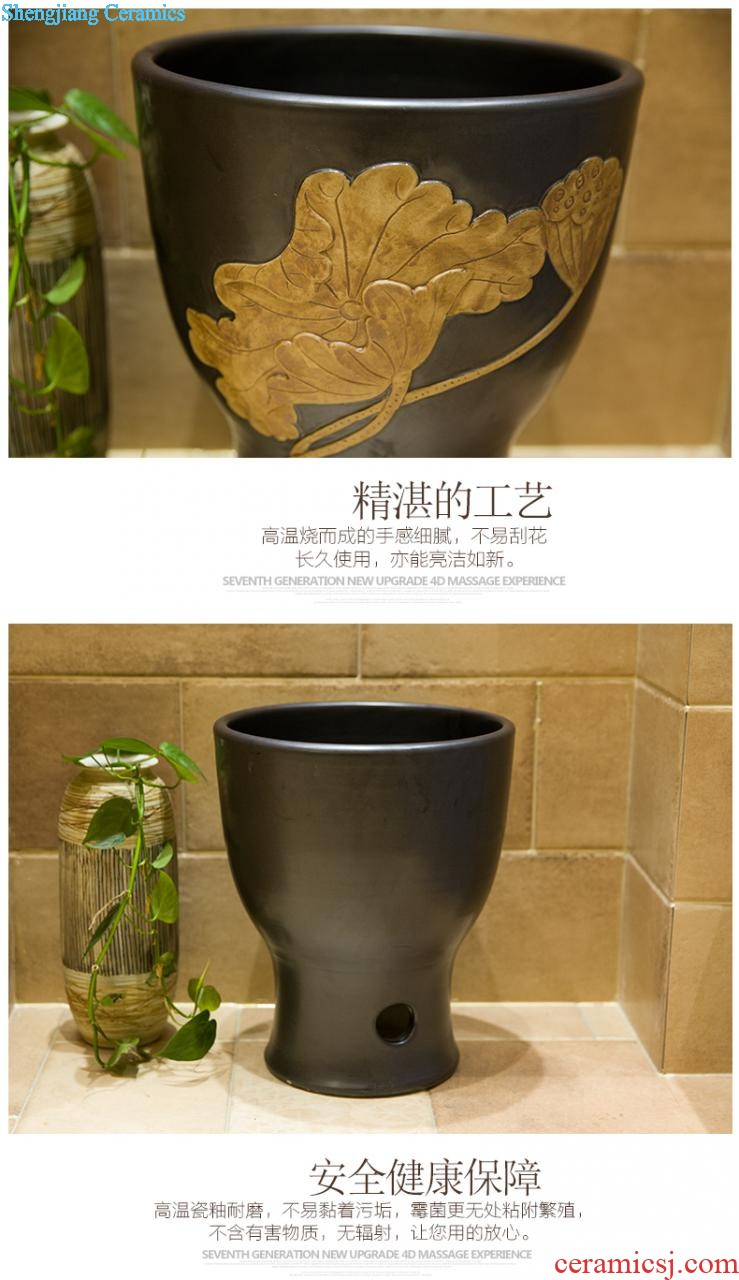 Koh larn, qi stage basin sink lavatory ceramic european-style bathroom art basin of the basin that wash a face