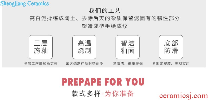 Koh larn tile neat package mail archaize of jingdezhen ceramic art basin of the basin that wash a face lavatory basin A067 on stage