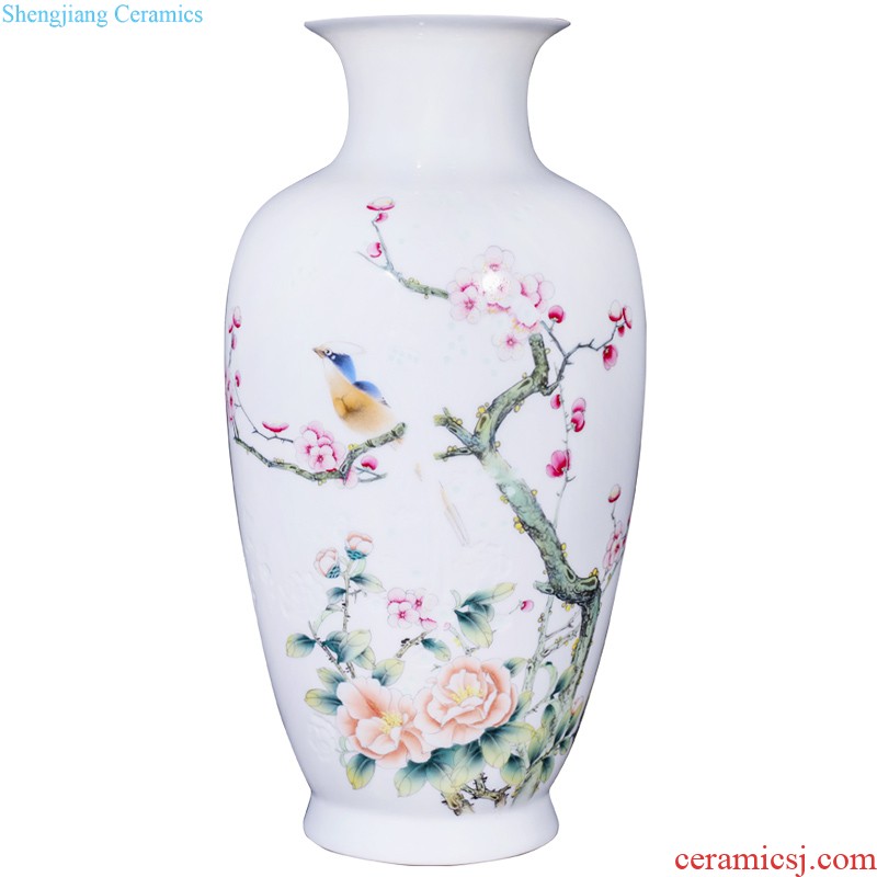 Blue and white porcelain of jingdezhen ceramics shallow writing brush washer large goldfish turtle cylinder water lily narcissus money plant flower pot furnishing articles