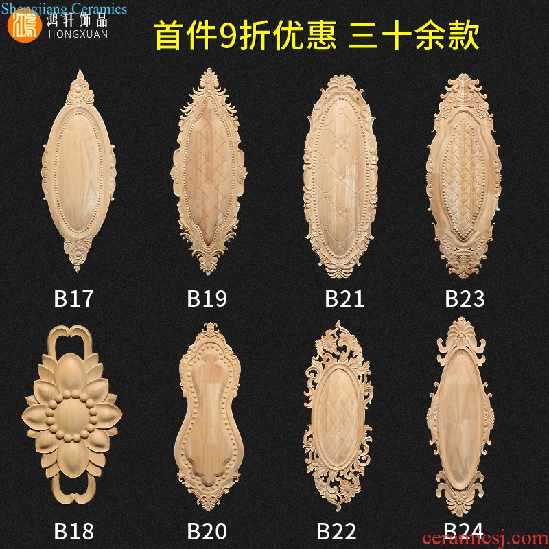 Chinese style decorates Angle of solid wood line of archaize of carve patterns or designs on woodwork hollow out beautiful case take the lintel games dongyang woodcarving condole top pass