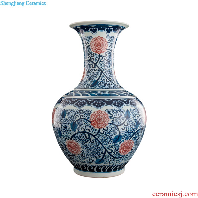 Jingdezhen ceramics noctilucent floret bottle of flower arranging contemporary and contracted household act the role ofing is tasted table sitting room adornment is placed