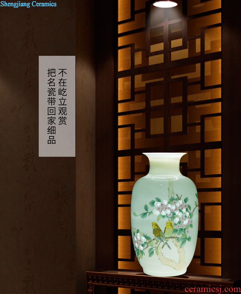 Jingdezhen ceramics of large vases, flower arranging the sitting room porch place large villa home decoration arts and crafts