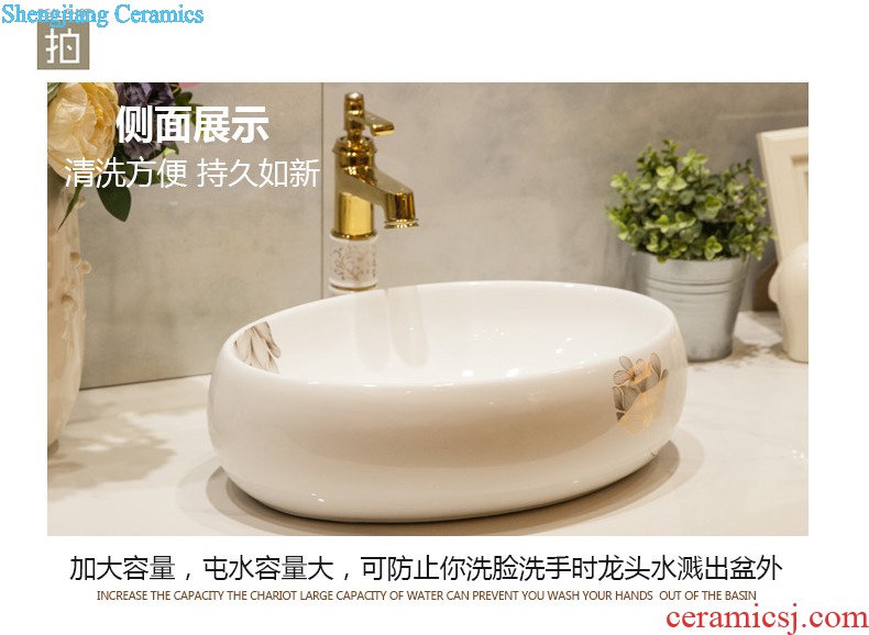 Koh larn, qi ceramic sanitary ware of toilet stage basin sink bathroom sinks art basin of lake basin