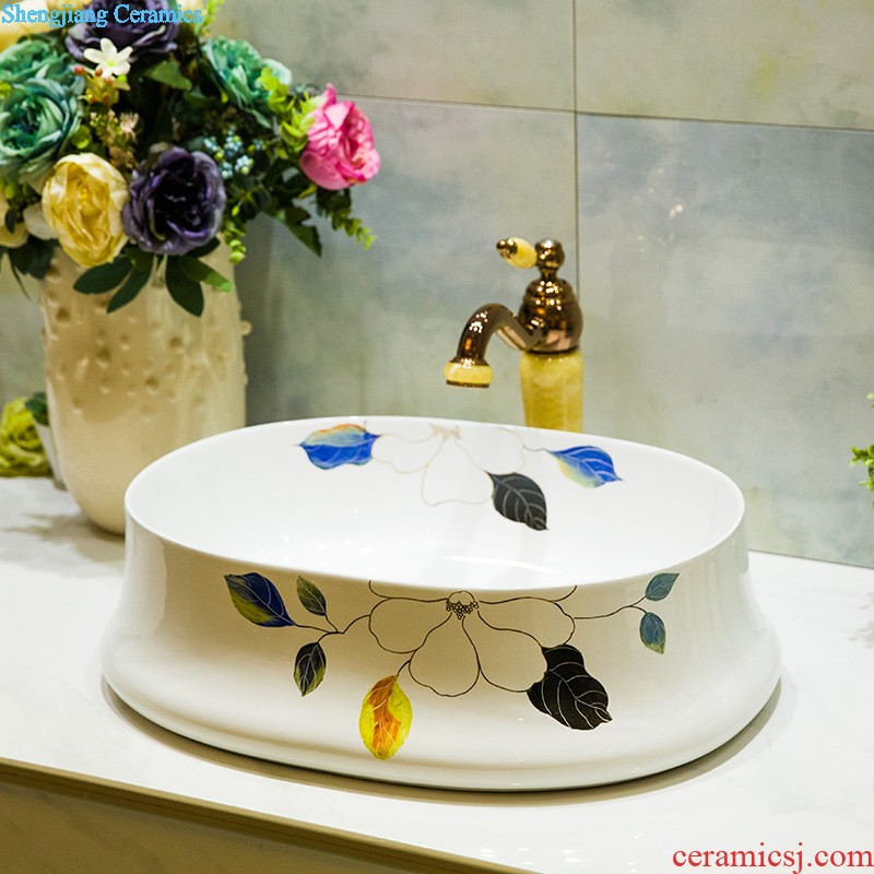 Koh larn, qi stage basin sink lavatory ceramic european-style bathroom art basin of the basin that wash a face