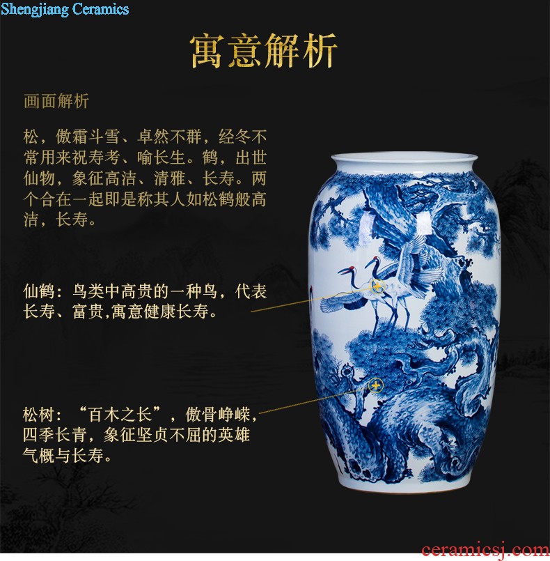 Jingdezhen ceramic tea pot Puer tea pot seal tank storage tank inferior on tea boxes, tea sets of household