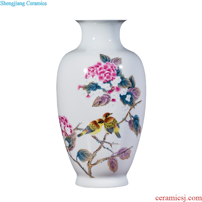 Jingdezhen ceramics hand-painted blue and white porcelain vases, flower arrangement furnishing articles of Chinese style thin foetus home sitting room adornment ornament