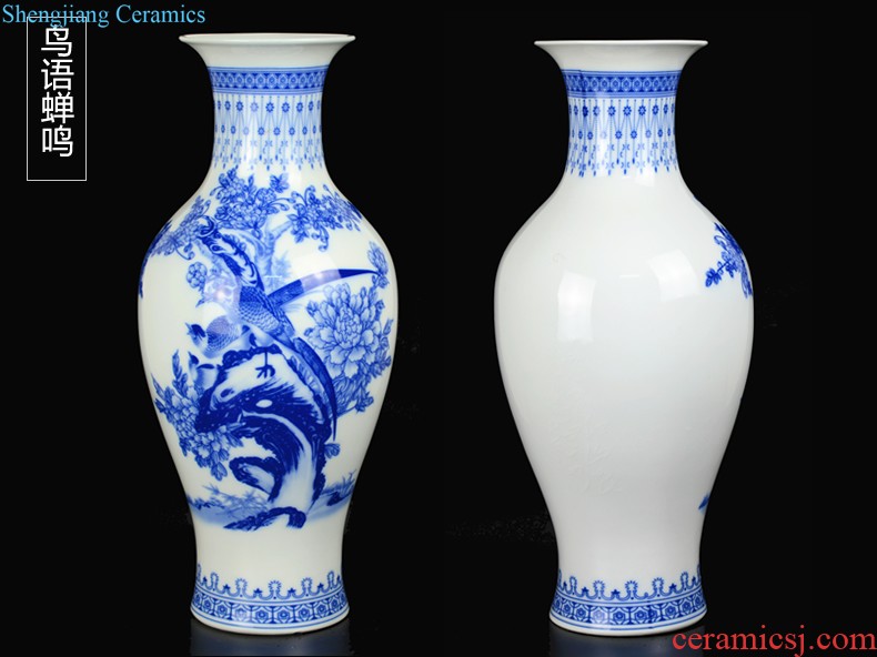 European contemporary and contracted vase furnishing articles sitting room dry flower arranging flowers home decoration ceramic flowers dancing orchid suits