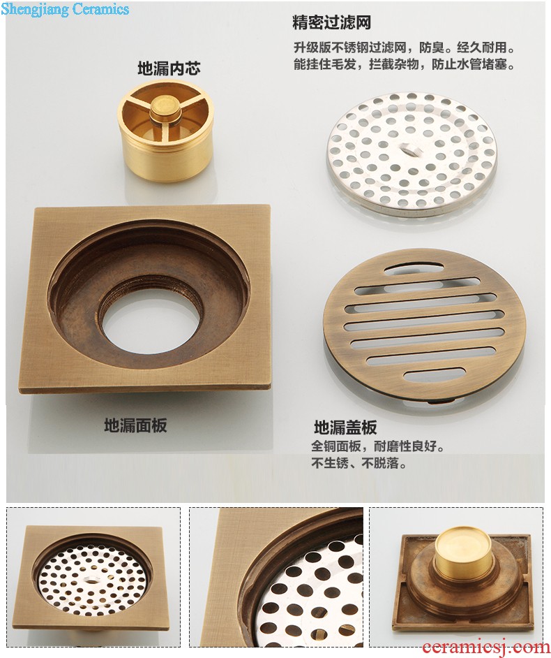 Post, qi color toilet European implement pumping sit lavatory household ceramics odor-proof siphon toilet implement