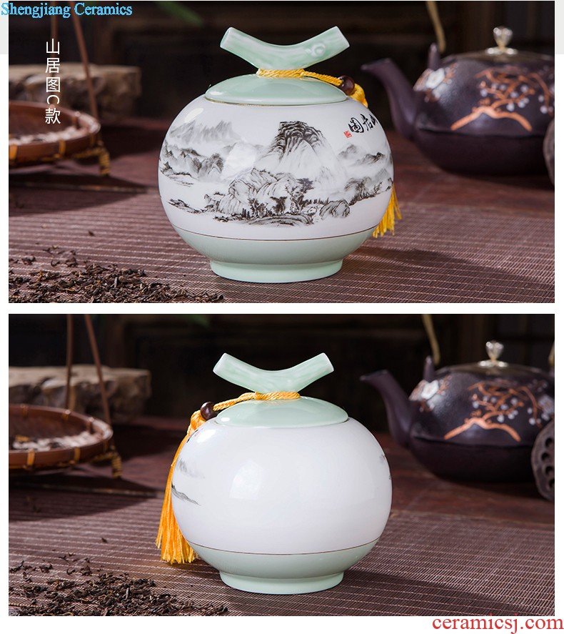 Jingdezhen ceramic antique jun porcelain floret bottle arranging flowers adornment handicraft furnishing articles sitting room of Chinese style household porcelain