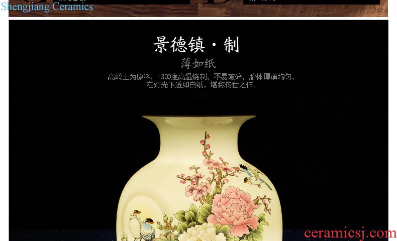 Jingdezhen ceramics white eggshell creative floret bottle sitting room adornment hydroponic flower arrangement furnishing articles of modern art