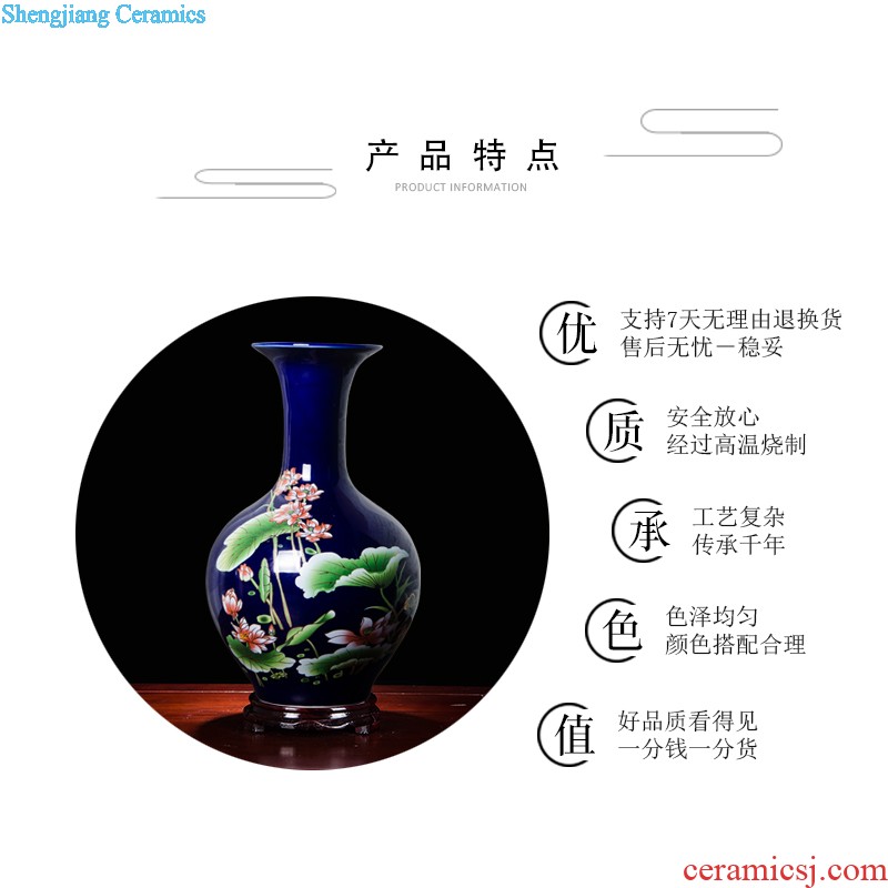 E190 jingdezhen ceramics for more than year after year of large vase household adornment handicraft furnishing articles large living room