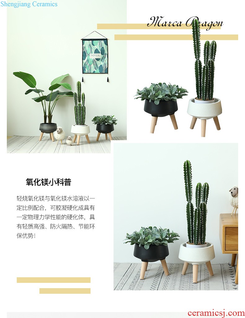 Nordic ceramic vase furnishing articles creativity thread design wind flower implement living room table flower arranging interior decoration decoration