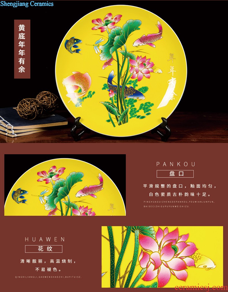 D051 imitation of jingdezhen ceramics kiln crack open a piece of vases, flower arranging antique Chinese sitting room adornment is placed