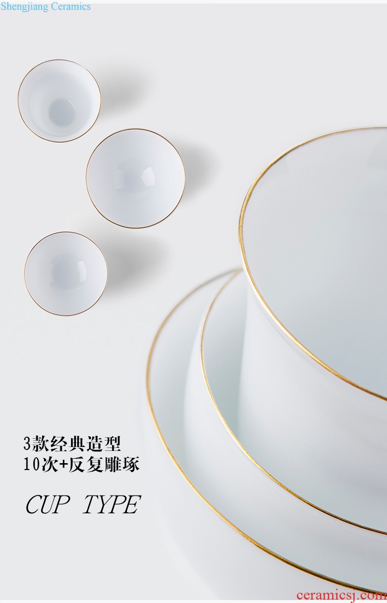 Jizhou kiln konoha temmoku kunfu tea glass ceramic sample tea cup big bowl master cup single cup lamp cup