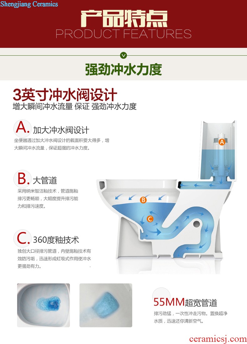 Koh larn, qi stage basin sink ceramic sanitary ware art basin washing a face of the basin that wash a face oval peony pollen