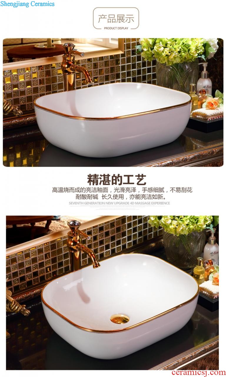 Koh larn, qi ceramic art basin balcony mop mop pool pool floor mop pool flat peach garden