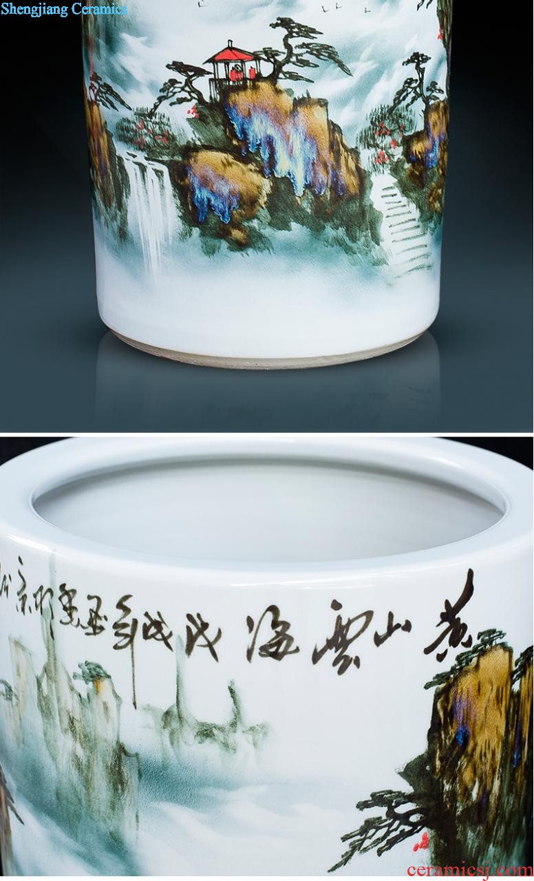 Jingdezhen ceramic hand-painted landing big vase for years for home furnishing articles hotel lobby decoration gb0 sitting room