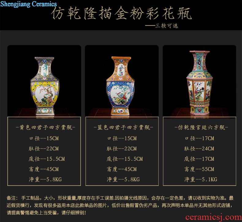 Blue and white porcelain of jingdezhen ceramics famous hand-painted vases, vibrant home sitting room adornment is placed gifts