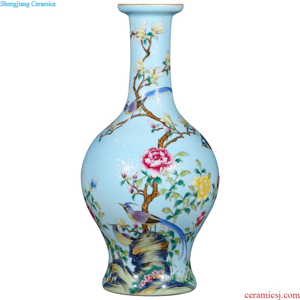 Jingdezhen ceramics hand-painted pastel still life of zen with Chinese style household adornment sitting room place of Buddhism