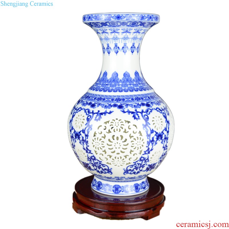 Archaize kiln line vase jingdezhen ceramic furnishing articles contracted household act the role ofing is tasted of contemporary sitting room hotel arts and crafts