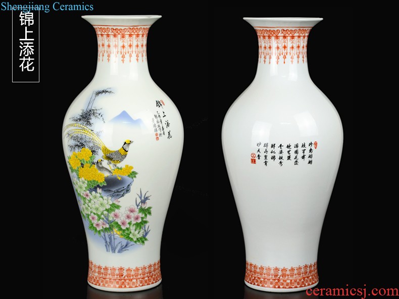 European contemporary and contracted vase furnishing articles sitting room dry flower arranging flowers home decoration ceramic flowers dancing orchid suits