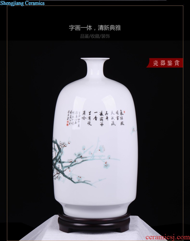 Spring of jingdezhen ceramics vase hand-painted high-ranked imperial concubine drunk Chinese style household adornment the sitting room TV ark furnishing articles