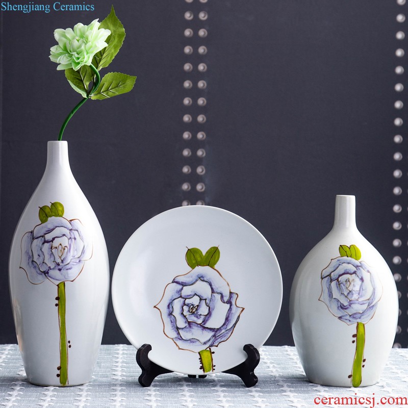 Jingdezhen ceramic animal furnishing articles white couple bird magpie household act the role ofing is tasted creative arts and crafts gift sitting room