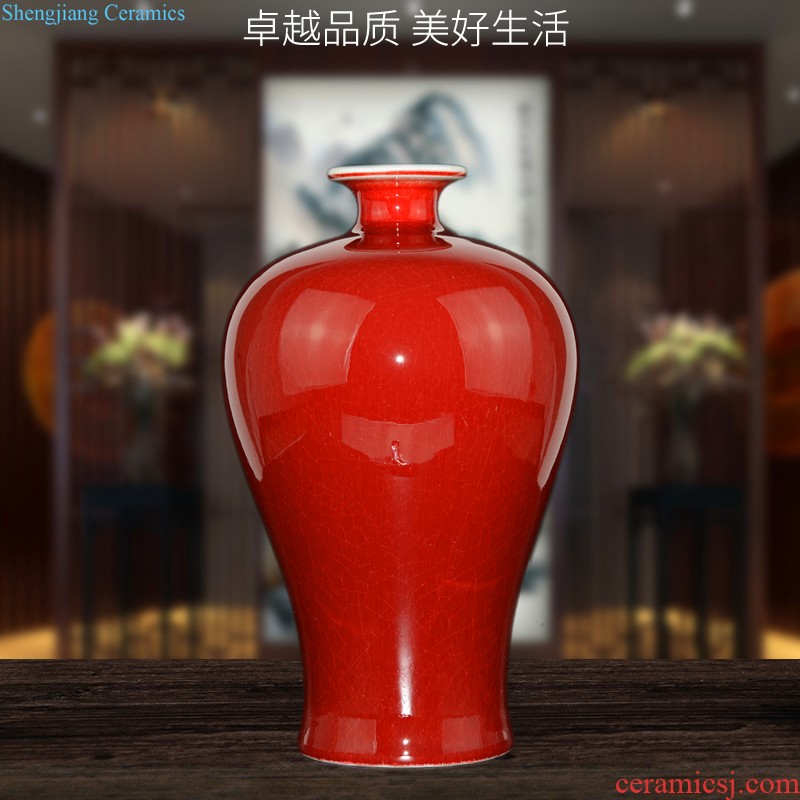 Cixin qiu - yun jingdezhen ceramics celebrity hand-painted powder enamel vase boutique sitting room home rich ancient frame adornment furnishing articles