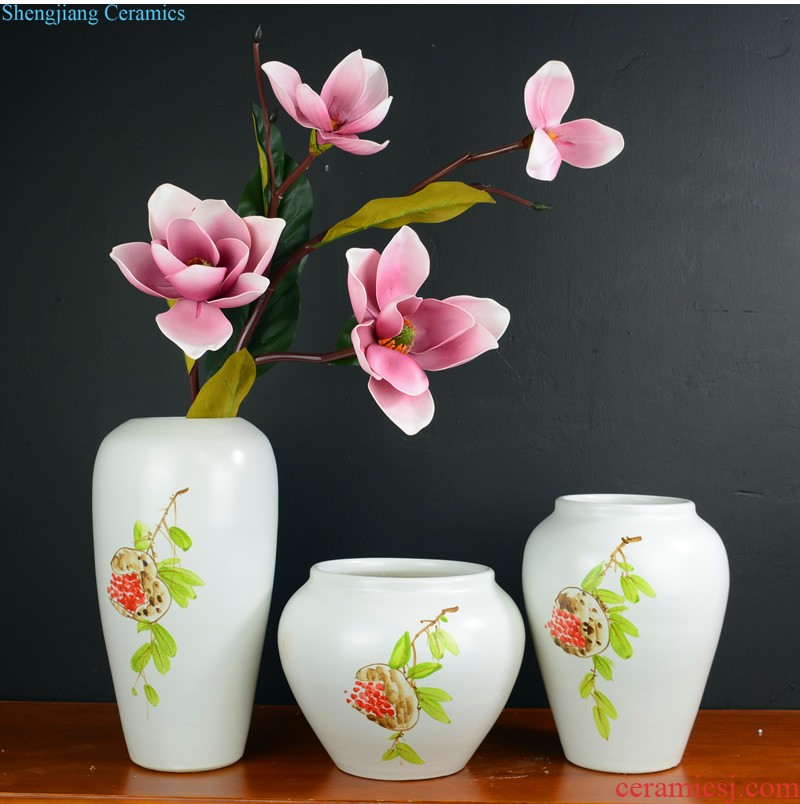 Jingdezhen ceramic hand-painted vases furnishing articles celebrity master new Chinese style household act the role ofing is tasted the sitting room porch place by hand