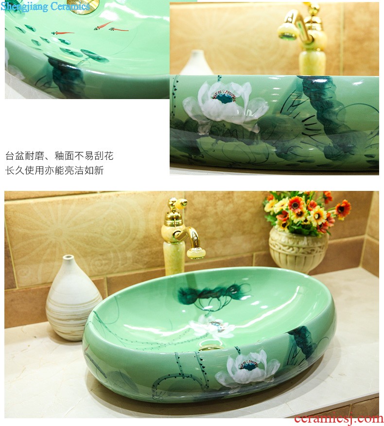 Koh larn qi ceramic wash mop pool large Mop pool slot diamond mop Drag the trumpet to mop sink basin of the balcony