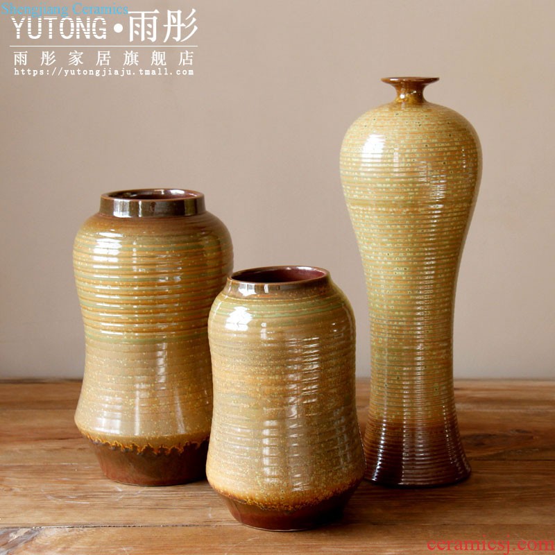 American country process hand-painted ceramic pot furnishing articles Home decoration home furnishing articles