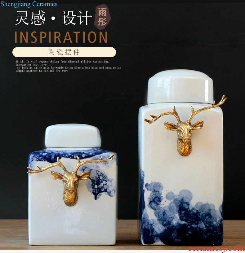 Beautiful blossoms keep moment Jingdezhen ceramic clay/ceramic celadon hand knead lotus flower gift boxes