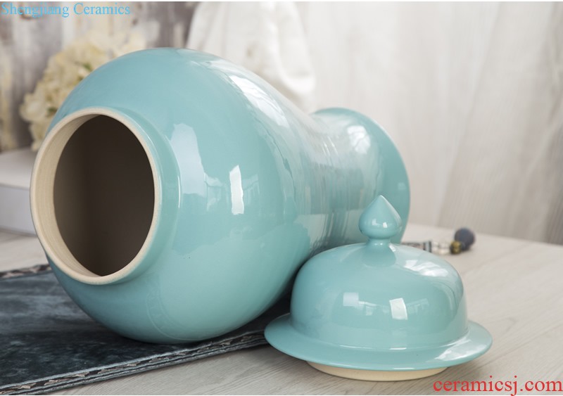 Jingdezhen ceramic plate bracket furnishing articles by plate for decoration plate vase JinHe packaging