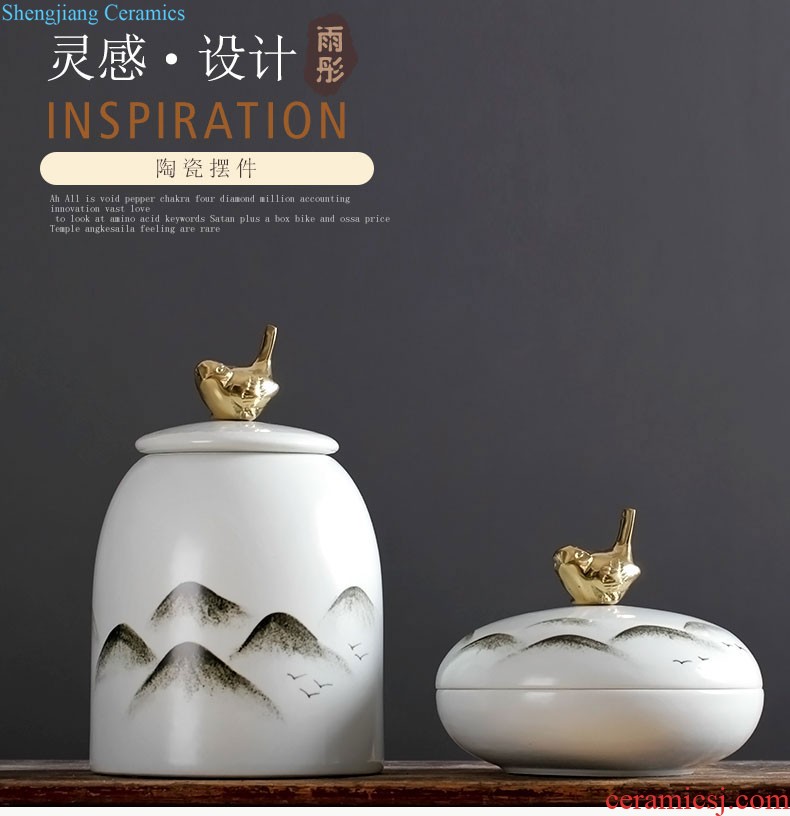 High temperature manual thick continental six edge stool jingdezhen ceramic stool gold-plated hand-painted dressing change stool drum shoe block