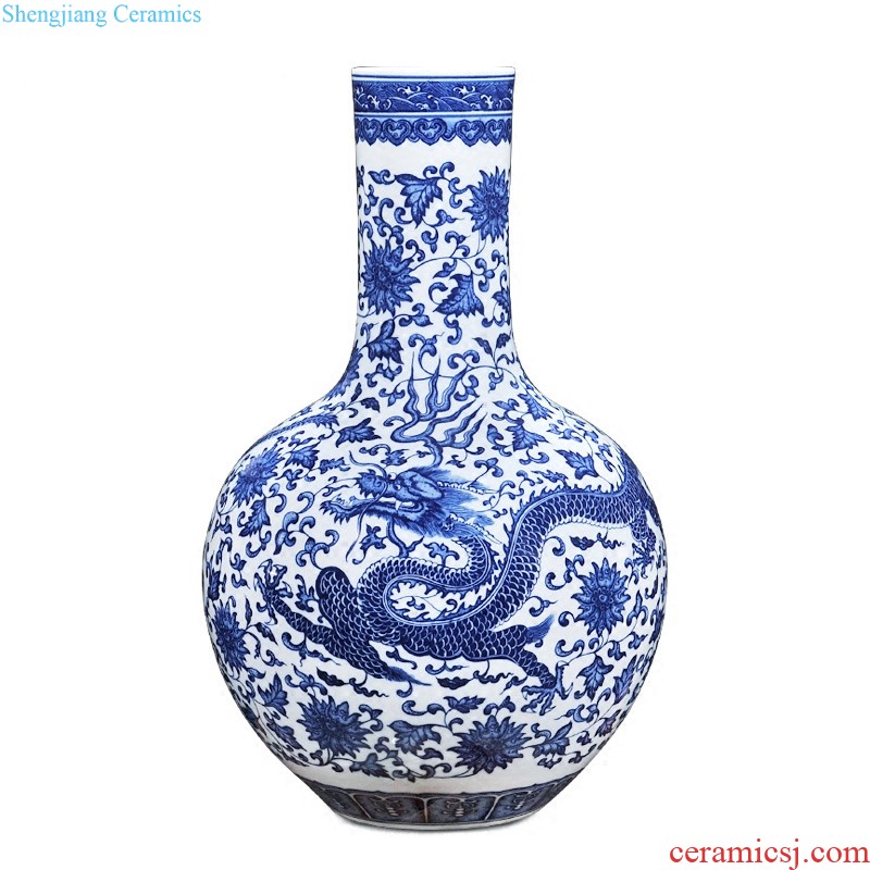 Hand-painted lotus in jingdezhen ceramics have a background fish porcelain plate painting the sitting room adornment picture hanging painter in furnishing articles