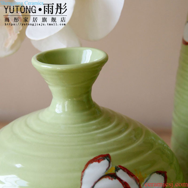 Rain tong home | jingdezhen ceramic high-temperature kiln ceramic flower, flower vases, ceramic furnishing articles porch decoration