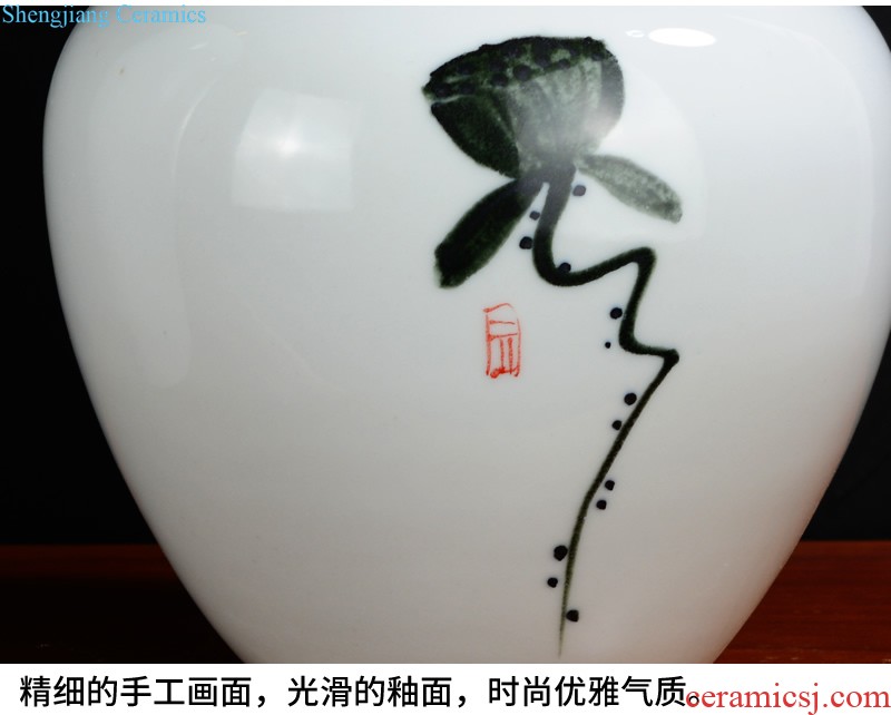 Jingdezhen ceramic vase variable blue sitting room household act the role ofing is tasted furnishing articles of modern creative arts porcelain arts and crafts